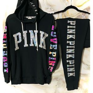 XS/S HTF Watercolor Sequin Set